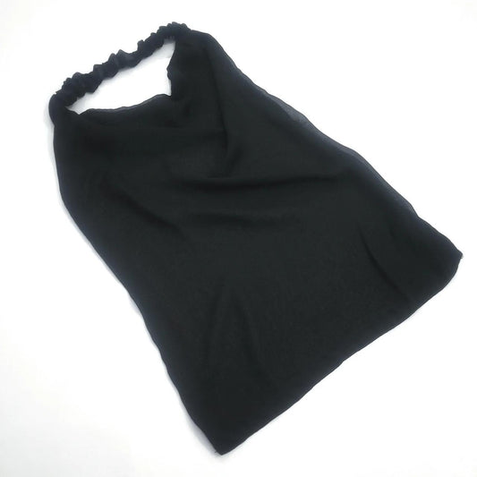 BLACK ELASTIC NIQAB