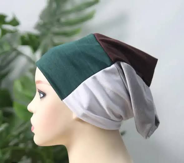 4 in 1  COTTON JERSEY HIJAB CAP